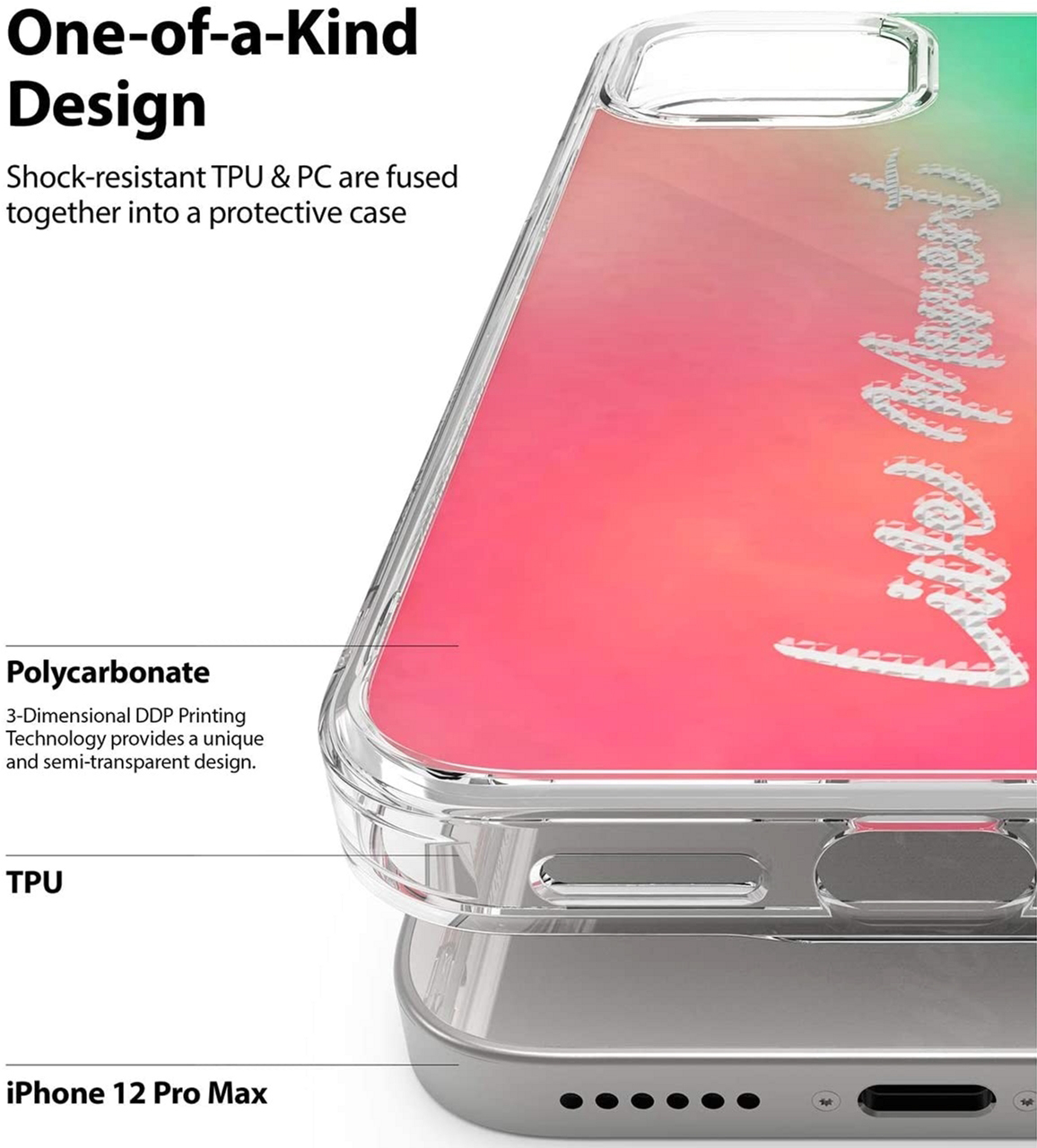 Чохол-накладка Ringke Fusion X для iPhone 12 Pro Max Clear Ringke - купити в Україні