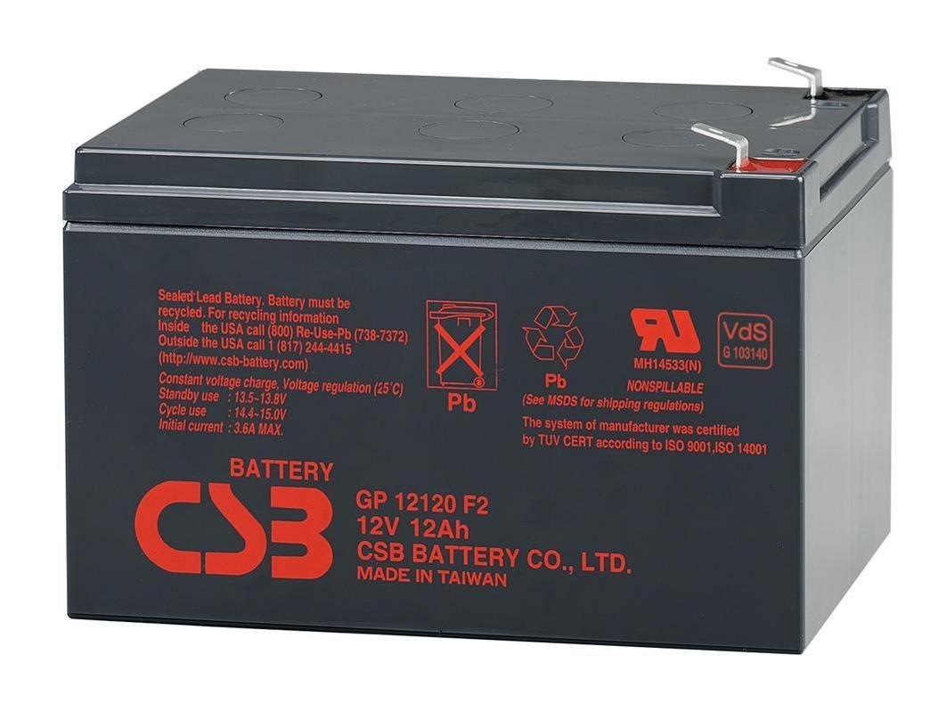 Акумулятор для ДБЖ CSB 12V 12Ah (GP12120F2) 151х98х100мм Q6
