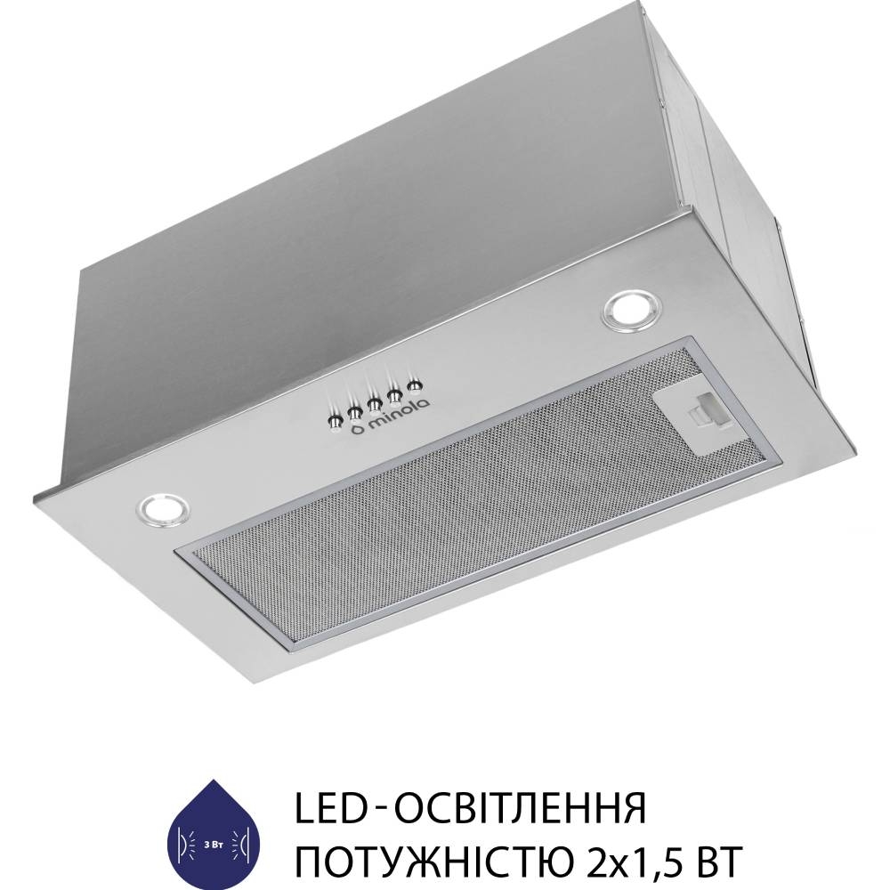 Витяжка Minola HBI 5627 I 1000 LED