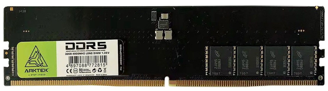 Оперативна память ARKTEK 32GB DDR5 4800 MHz CL36 (AKD5S32P4800)