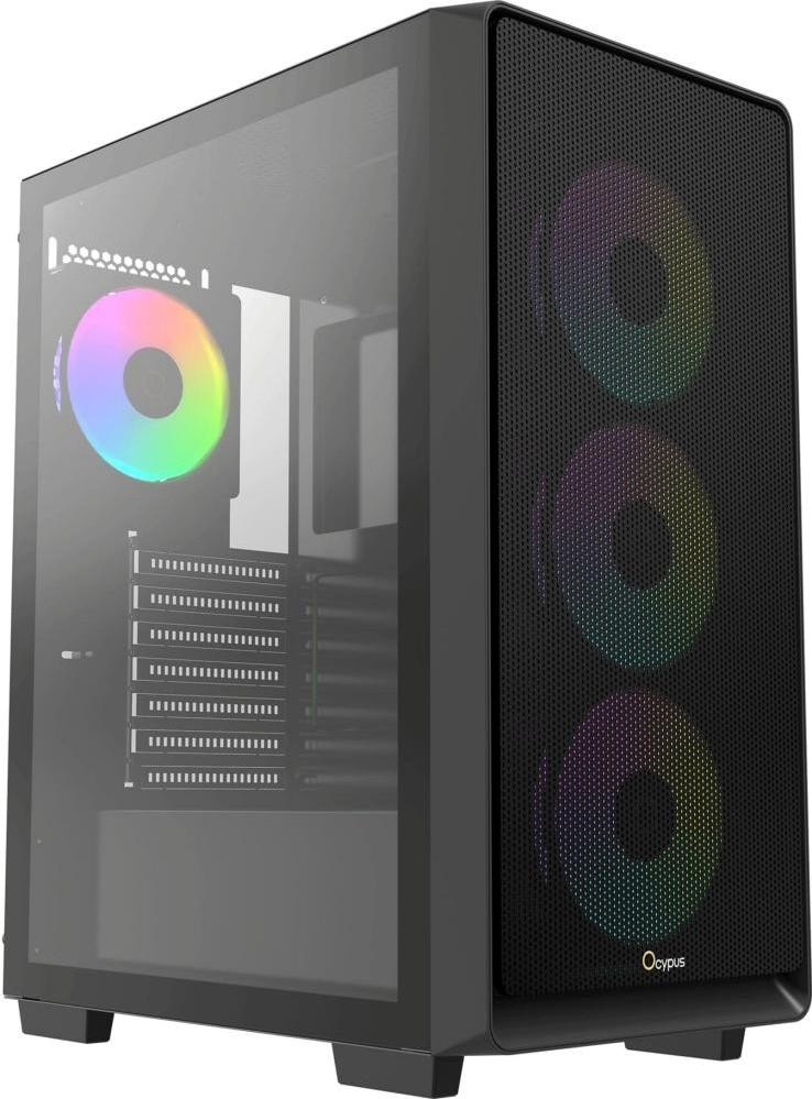 Корпус для ПК Ocypus GAMMA C60 ARGB Black (GAMMA-C60-BKG400XX-GL)