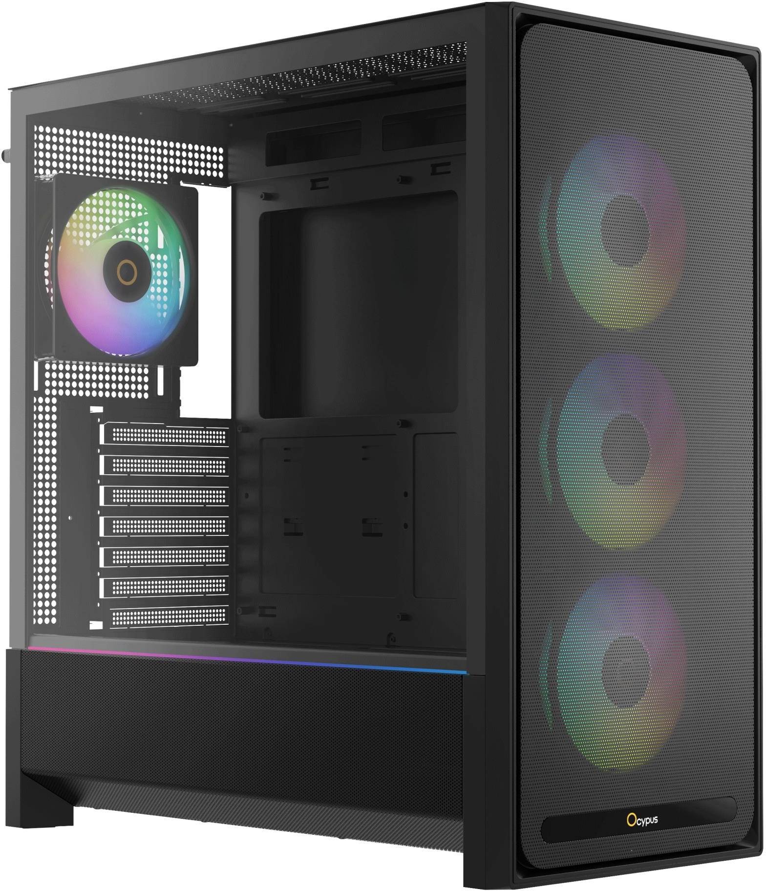 Корпус для ПК Ocypus Delta C70 ARGB Black (DELTA-C70-BKG400XX-GL)
