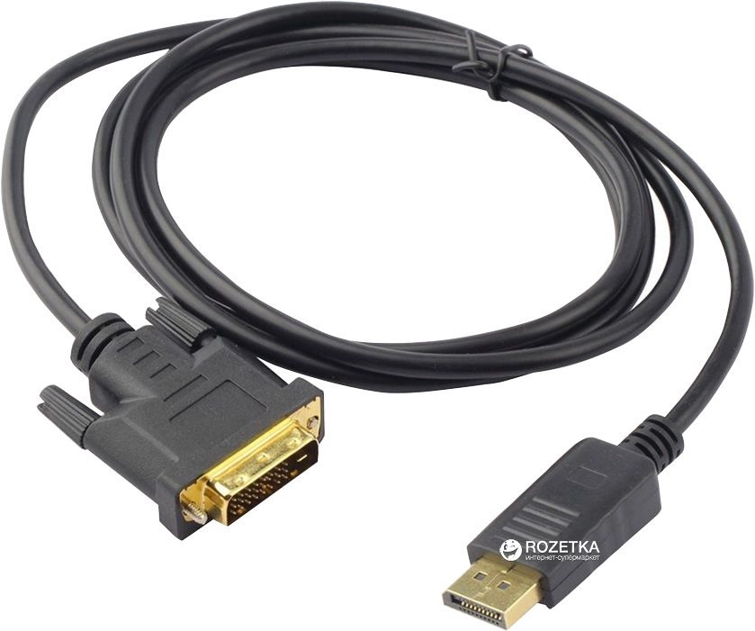 Відео-кабель VALUE S0714 DisplayPort(тато)DVI(тато), 1,8m Black