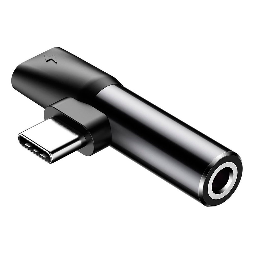 Перехідник Baseus CATL41-01 L41 USB Type C (тато) - USB Type C (мама) 3.5mm mini jack (мама) Black