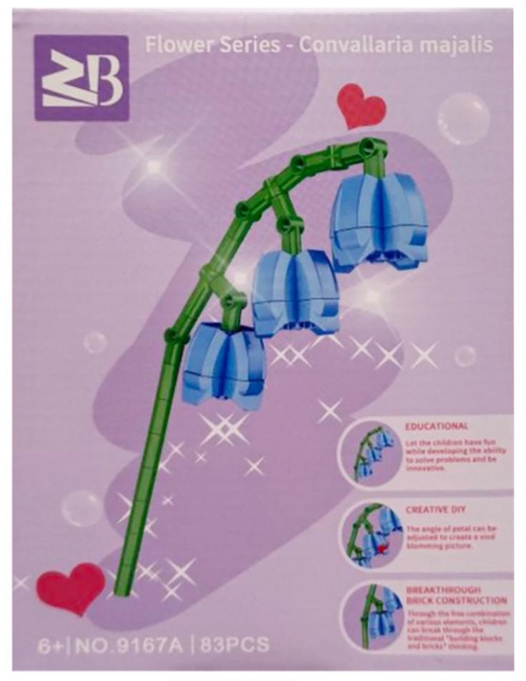 Конструктор Bambi Convallaria majalis 9119A-9167A 83 деталі Bambi - купити в Україні