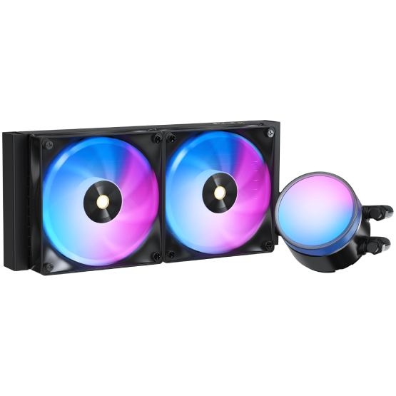 Кулер для ПК Ocypus DELTA L24 ARGB V2 Black (DELTA-L24-BK2AAWNN02X-GL)