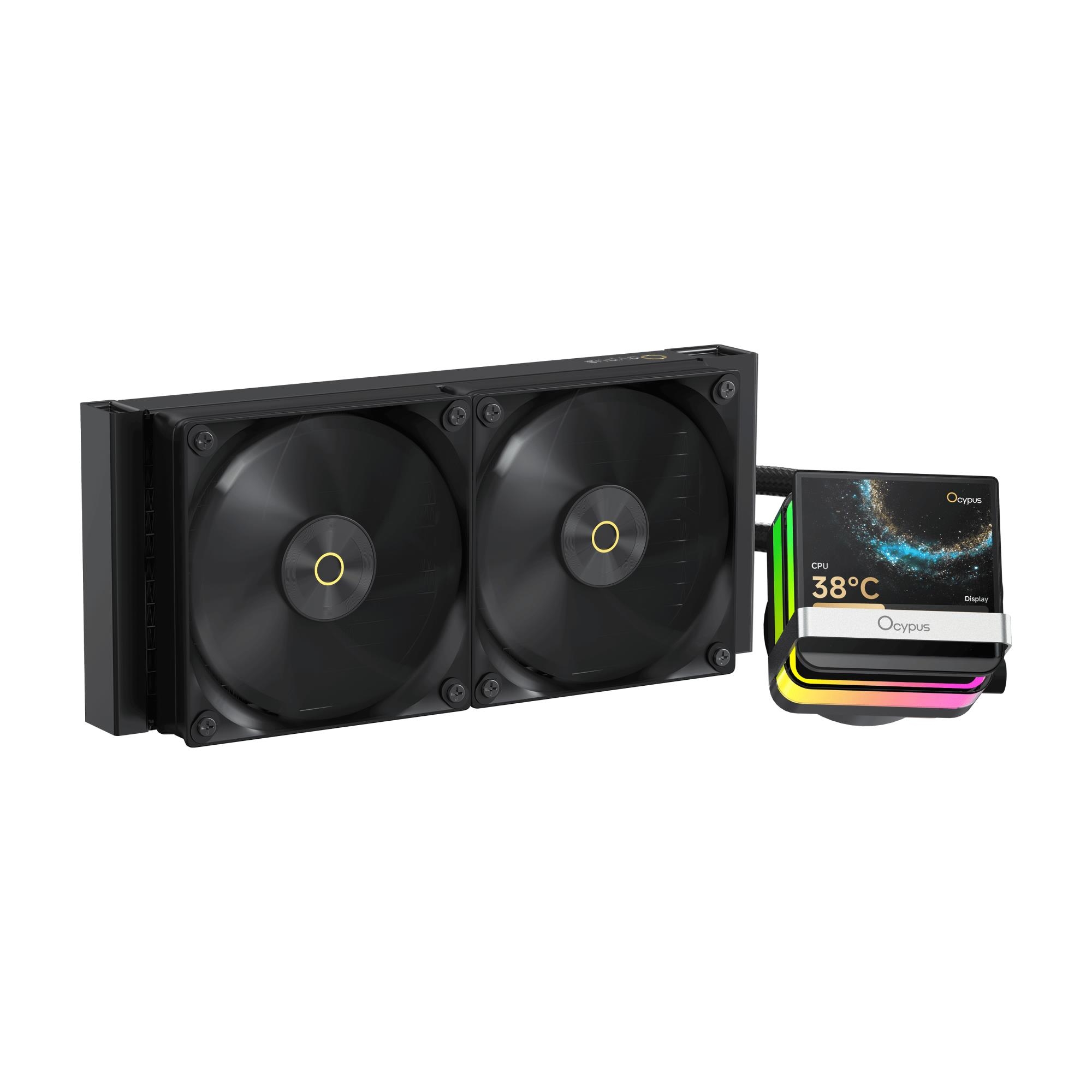 Кулер для ПК Ocypus SIGMA L24 PRO Black (SIGMA-L24-BK2ANWL00P-GL)