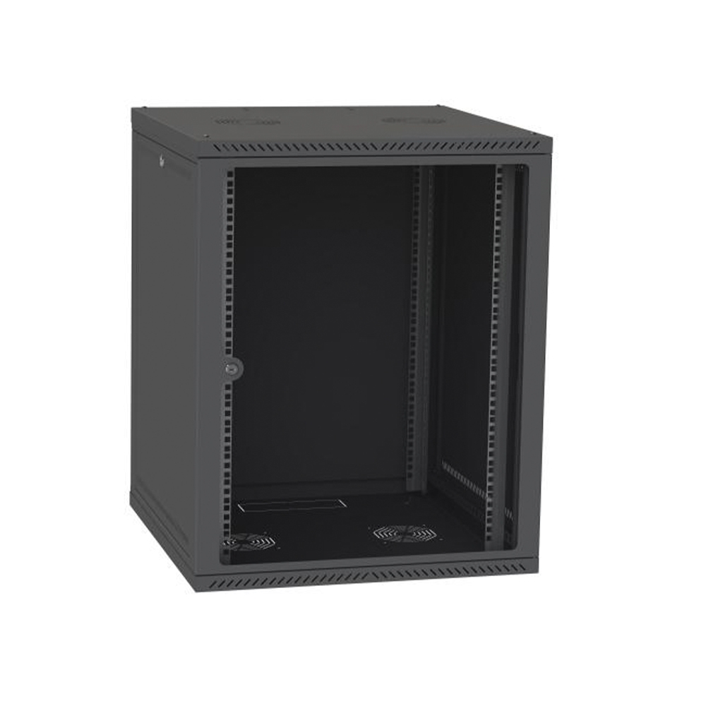Серверна шафа IPCOM СН-15U 600х450 скло RAL9005
