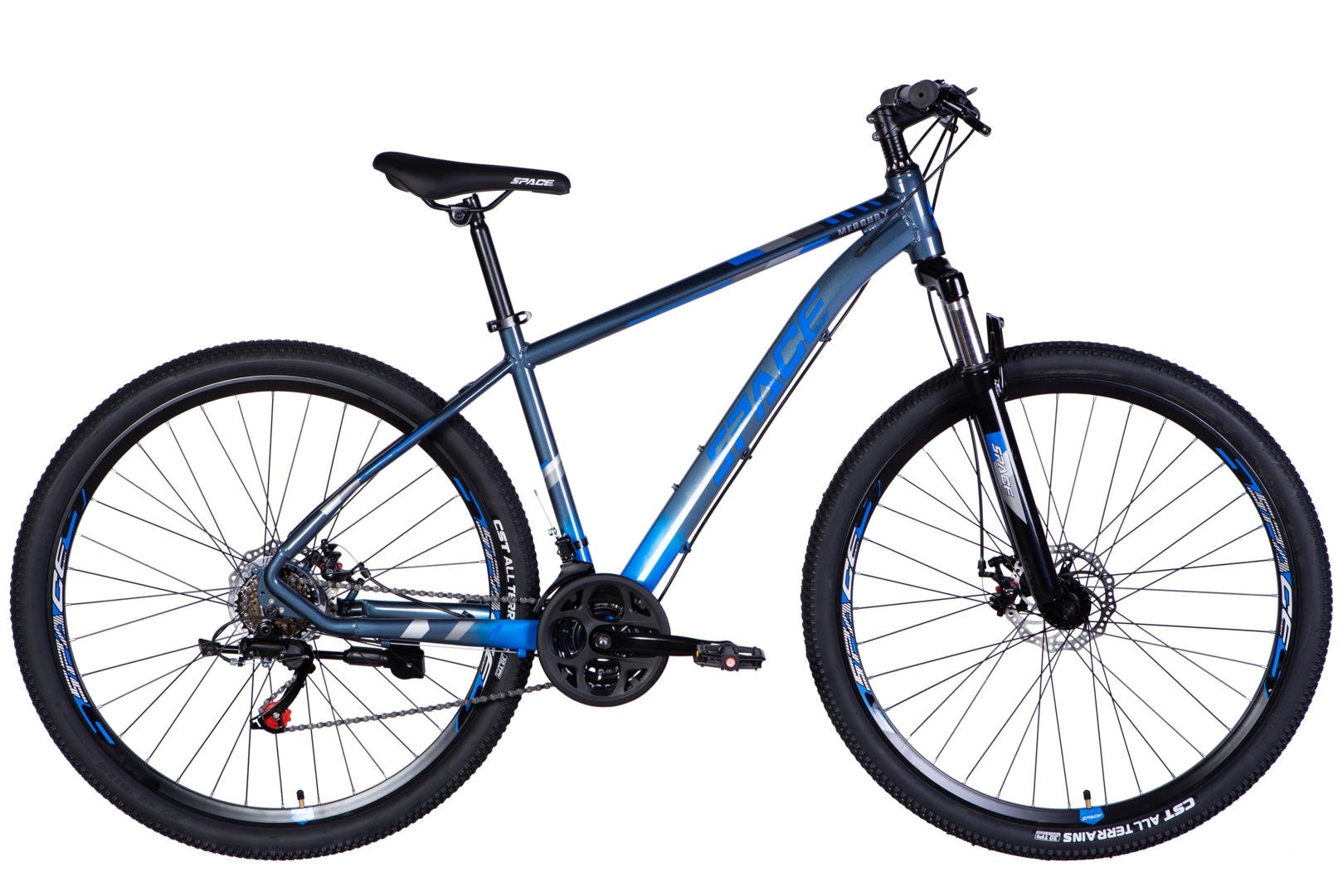 Велосипед SPACE AL 29 MERCURY DD FR рама-18 2026 Gray Blue (OPS-SP-29-174)