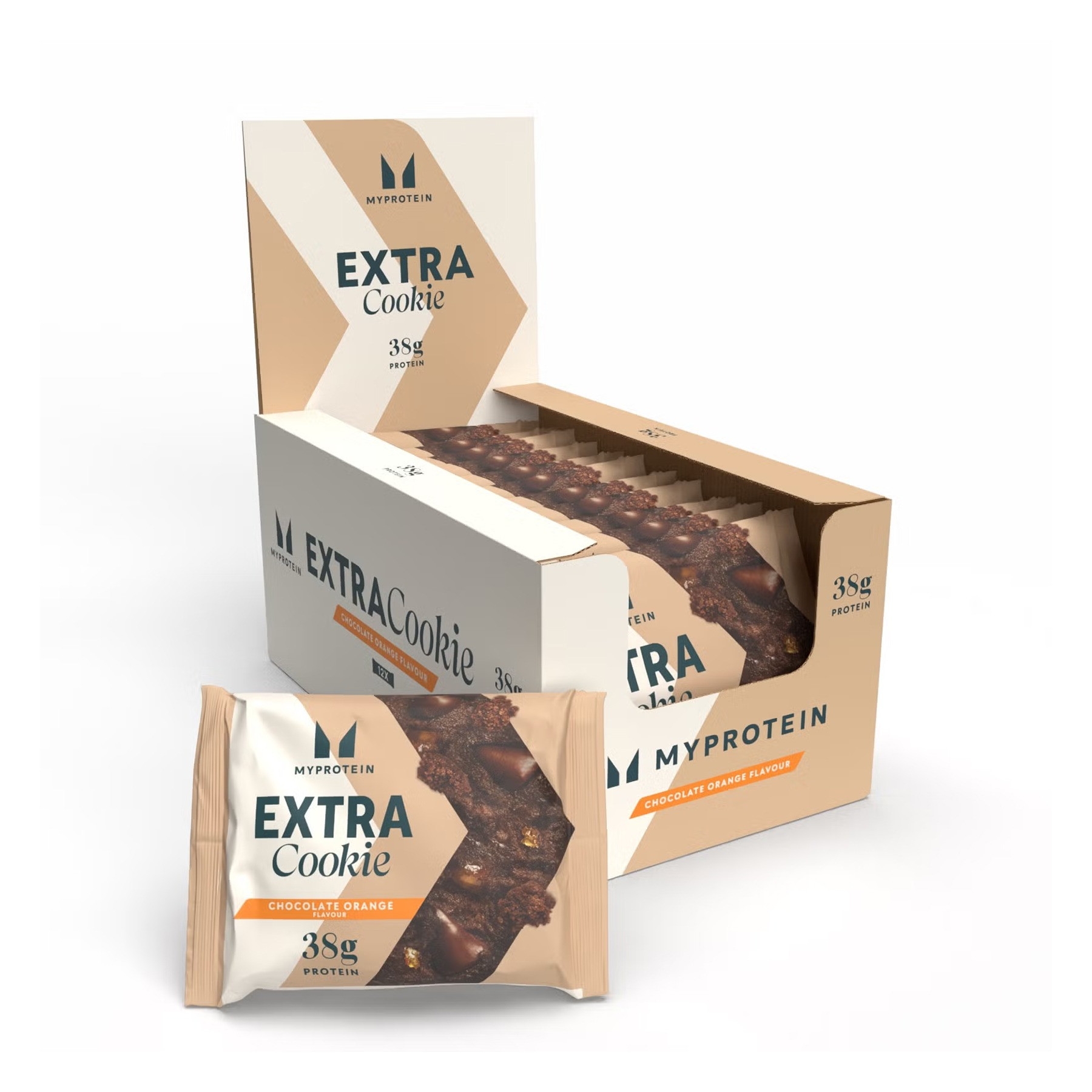 Протеїнове печиво Myprotein Extra Cookie - 12x75g Chocolate Orange (2023-10-6581)