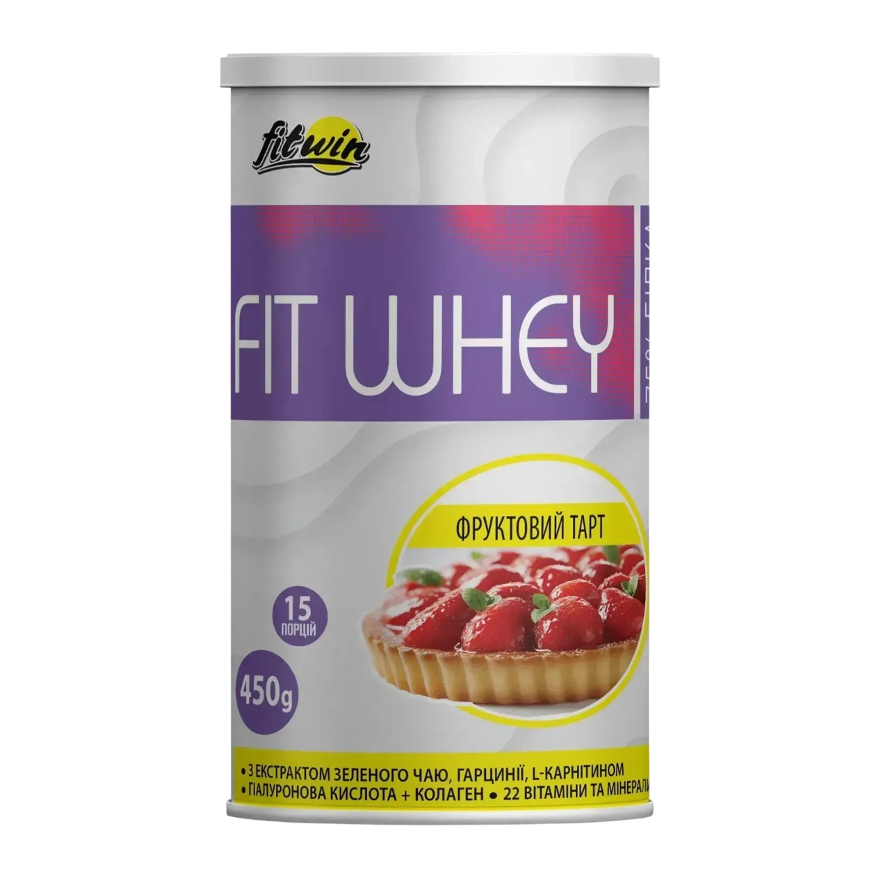 Протеїн FitWin FitWhey - 450g Fruit Tart (2023-10-5997) FitWin - купити в Україні