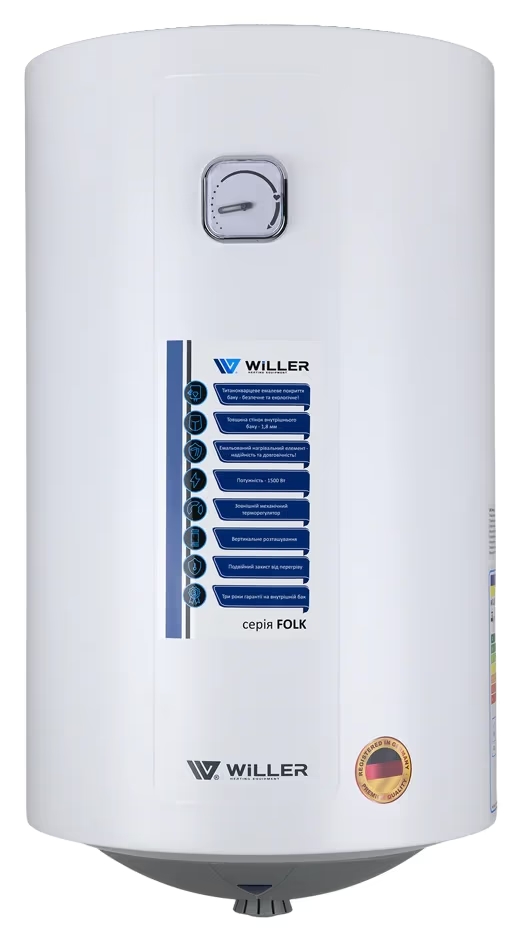 Водонагрівач Willer EV80R-FOLK White