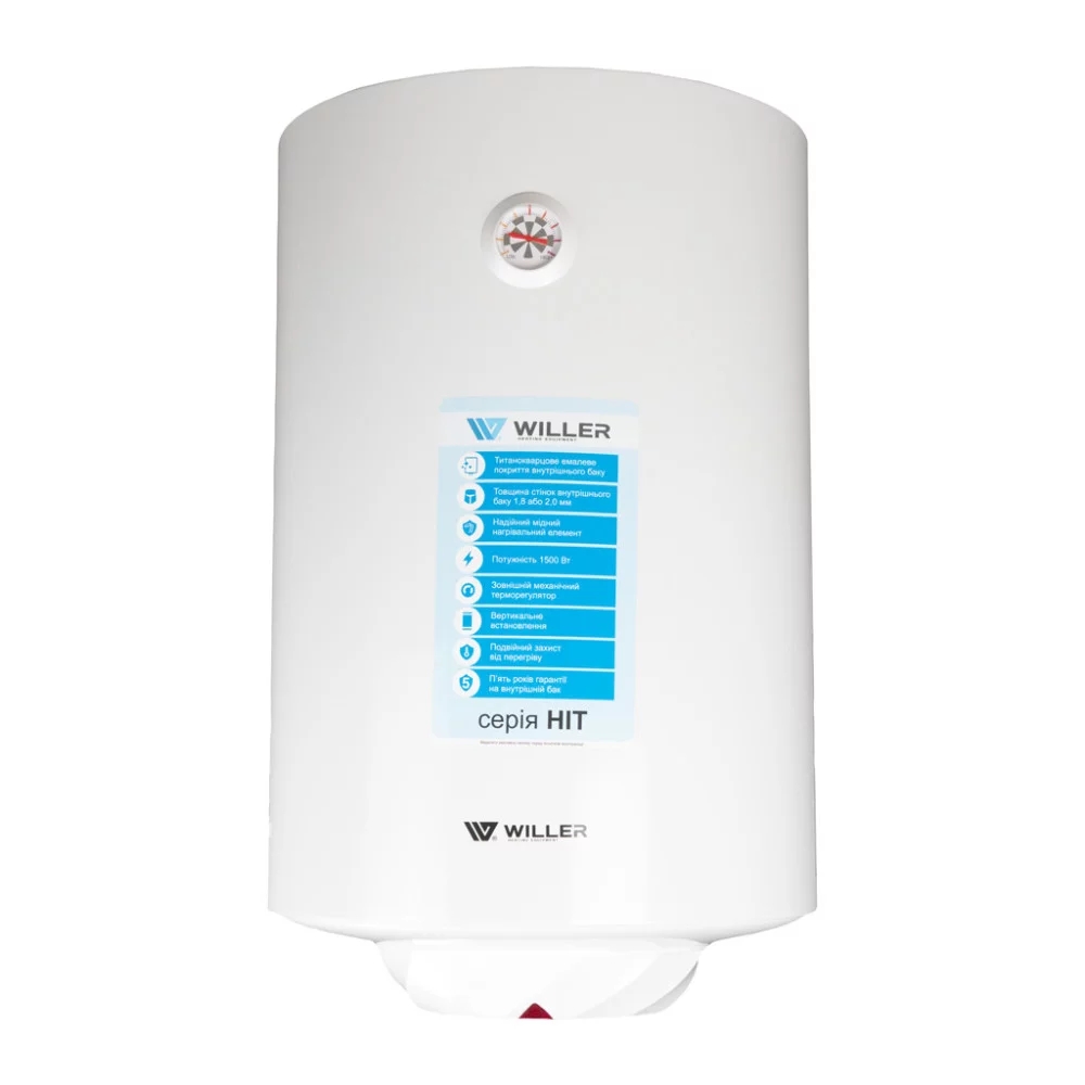 Водонагрівач Willer EV100R-HIT White