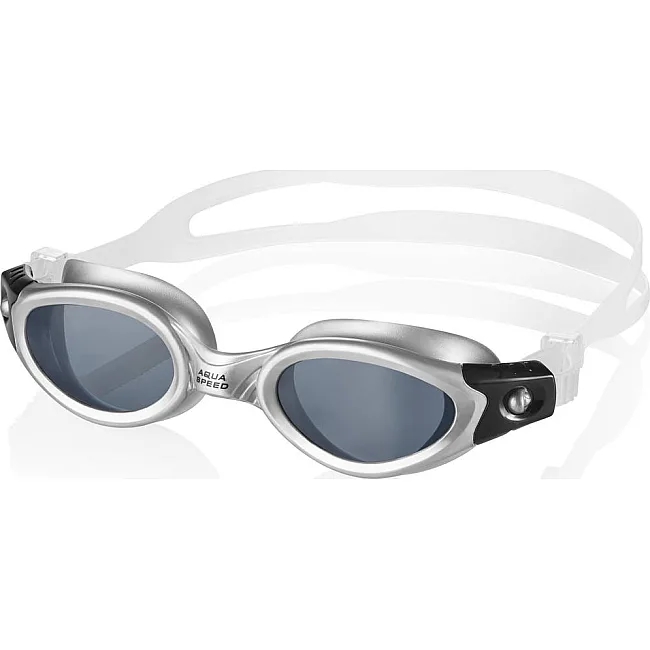 Окуляри для плавання Aqua Speed PACIFIC Silver Transparent 3361 Уні OSFM (015-26)