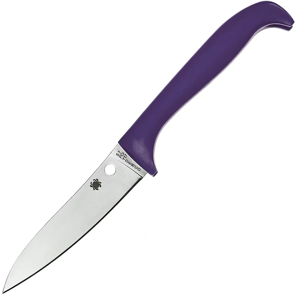 Кухонний ніж Spyderco Counter Puppy, 7Cr17, Plastic Purple Spyderco - купити в Україні