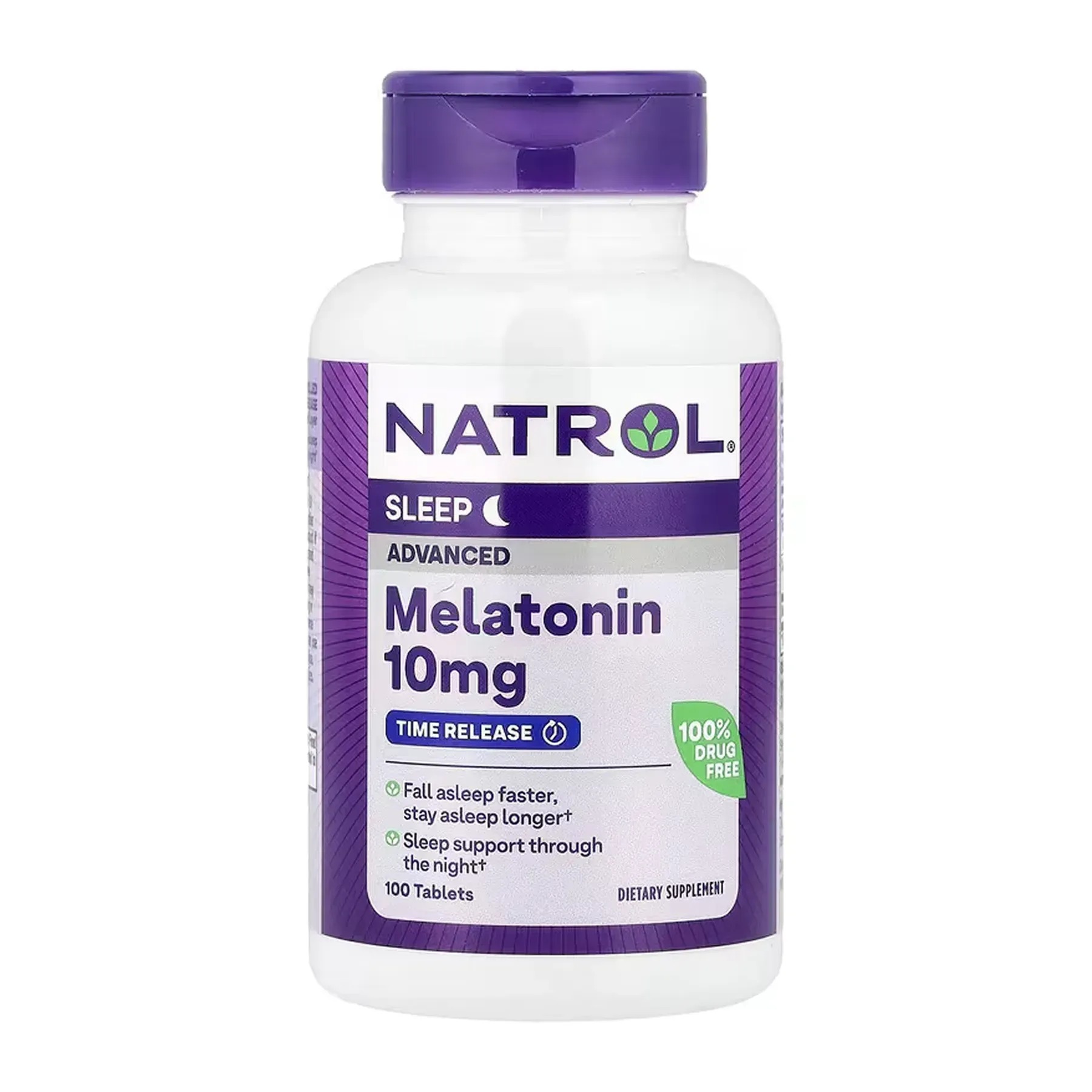Natrol Advanced Sleep Melatonin 10mg - 100 tabs (2023-10-6221) Natrol - купити в Україні