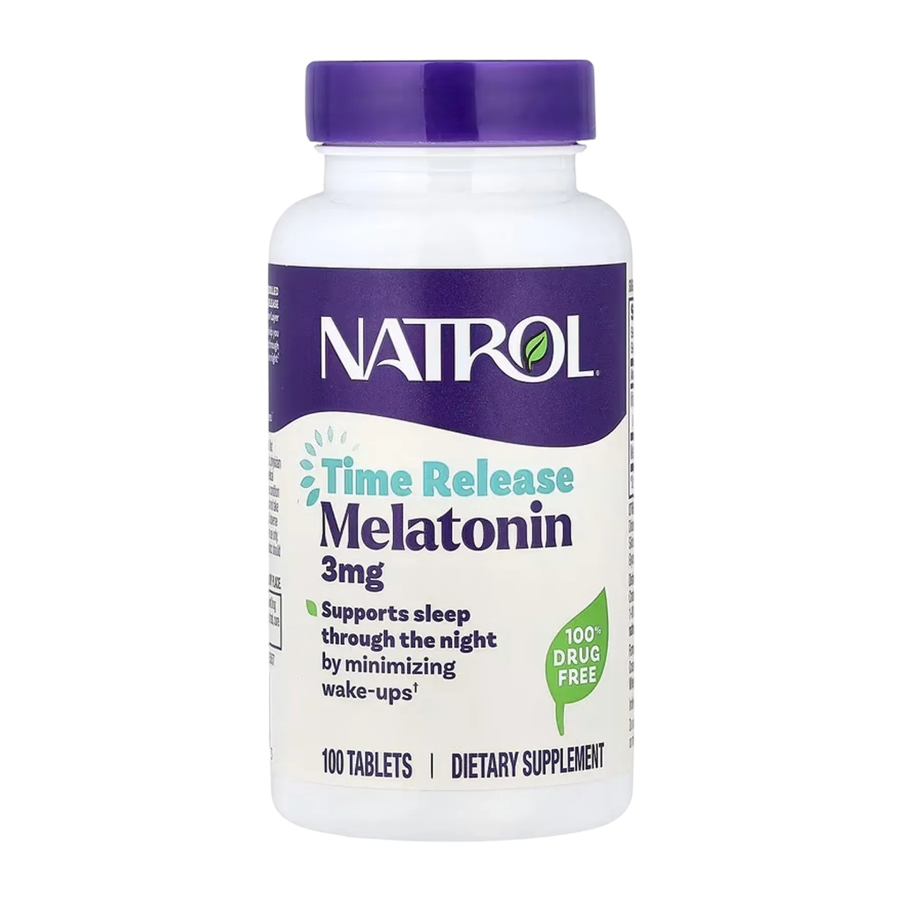 Natrol Melatonin 3mg - 100 tabs (2023-10-6233) Natrol - купити в Україні