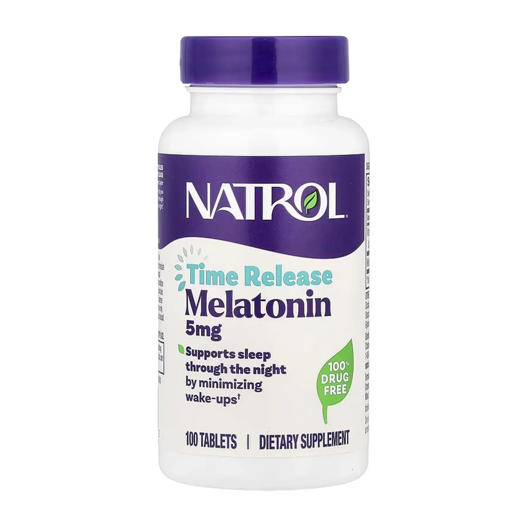 Natrol Melatonin 5mg - 100 tabs (2023-10-6217) Natrol - купити в Україні
