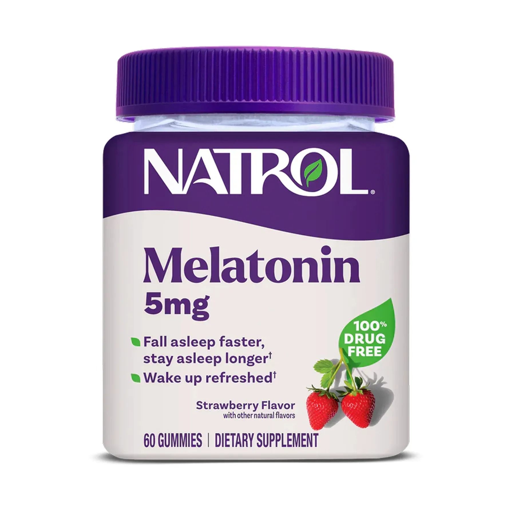 Natrol Melatonin 5mg - 60 gummies (2023-10-6223) Natrol - купити в Україні