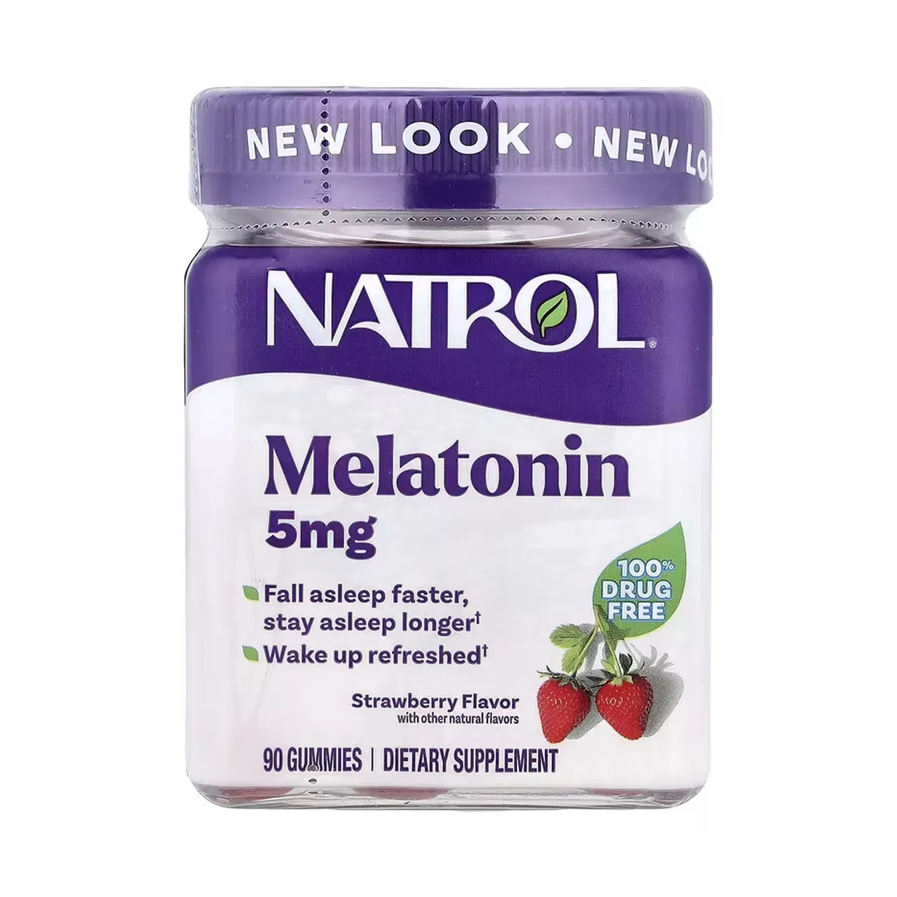 Natrol Melatonin 5mg - 90 gummies (2023-10-6222) Natrol - купити в Україні