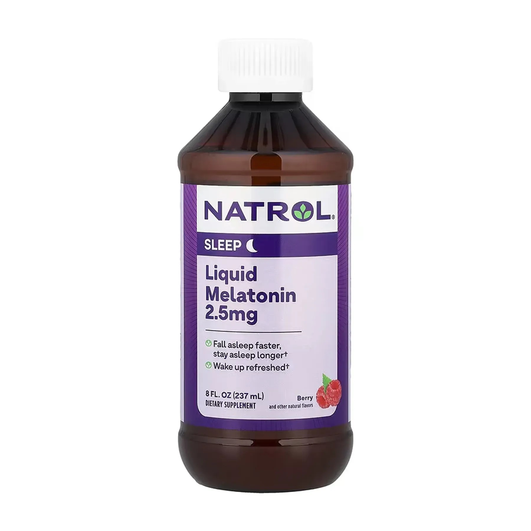 Natrol Melatonin Liquid 2.5mg - 237 ml (2023-10-6230) Natrol - купити в Україні