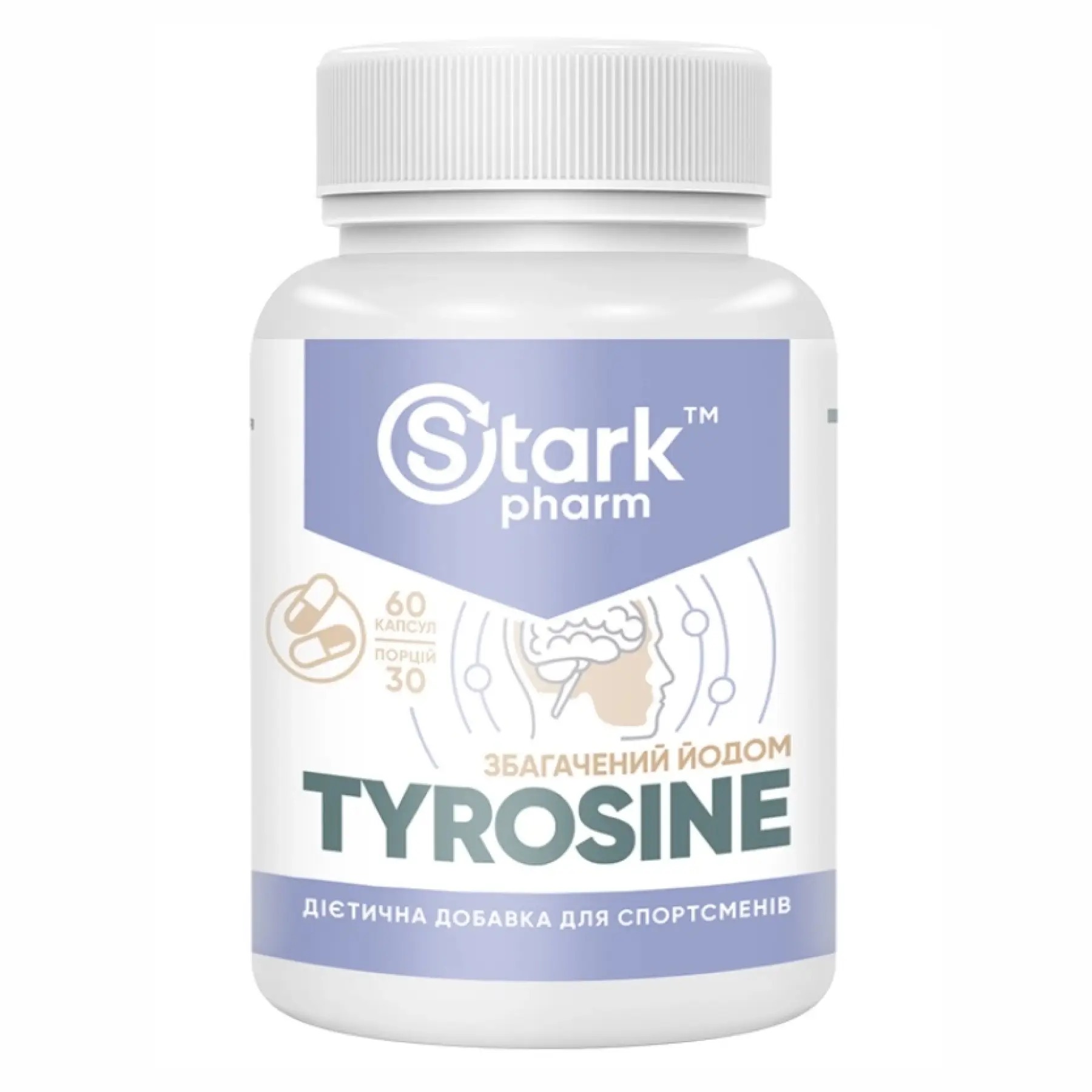 Stark Pharm Stark L-Tyrosine - 60caps (100-31-4017500-20) Stark Pharm - купити в Україні
