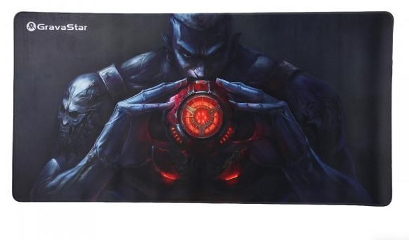 Килимок для мишки GravaStar WARRIOR, XL (900х450х3мм) Black