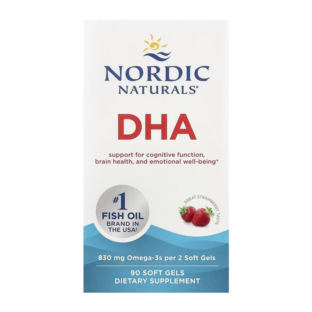 Жирні кислоти Nordic Naturals DHA - 90 softgels (2023-10-5965)