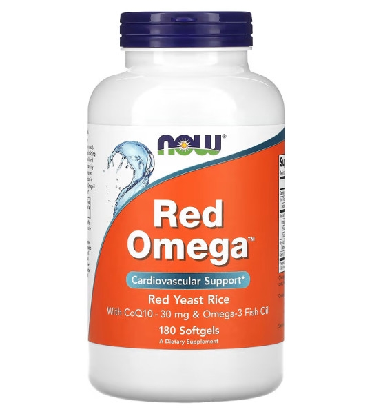 Червона омега Now Foods Red Omega - 180 sgels (2022-10-2366) Now Foods - купити в Україні