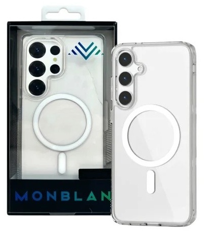Чохол-накладка Monblan (MMCS26) для Samsung S26 Plus Magnetic Crystal Series Transparent Monblan - купити в Україні