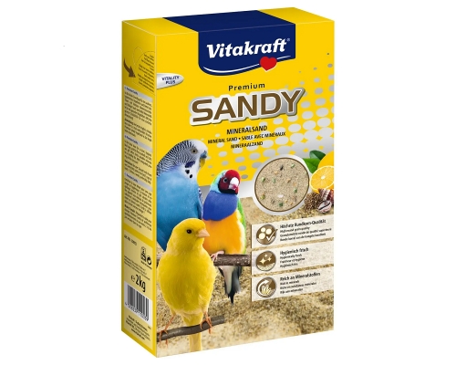 Наповнювач Vitakraft Sandy Mineralsand для кліток птахів пісок 2 кг (11003)