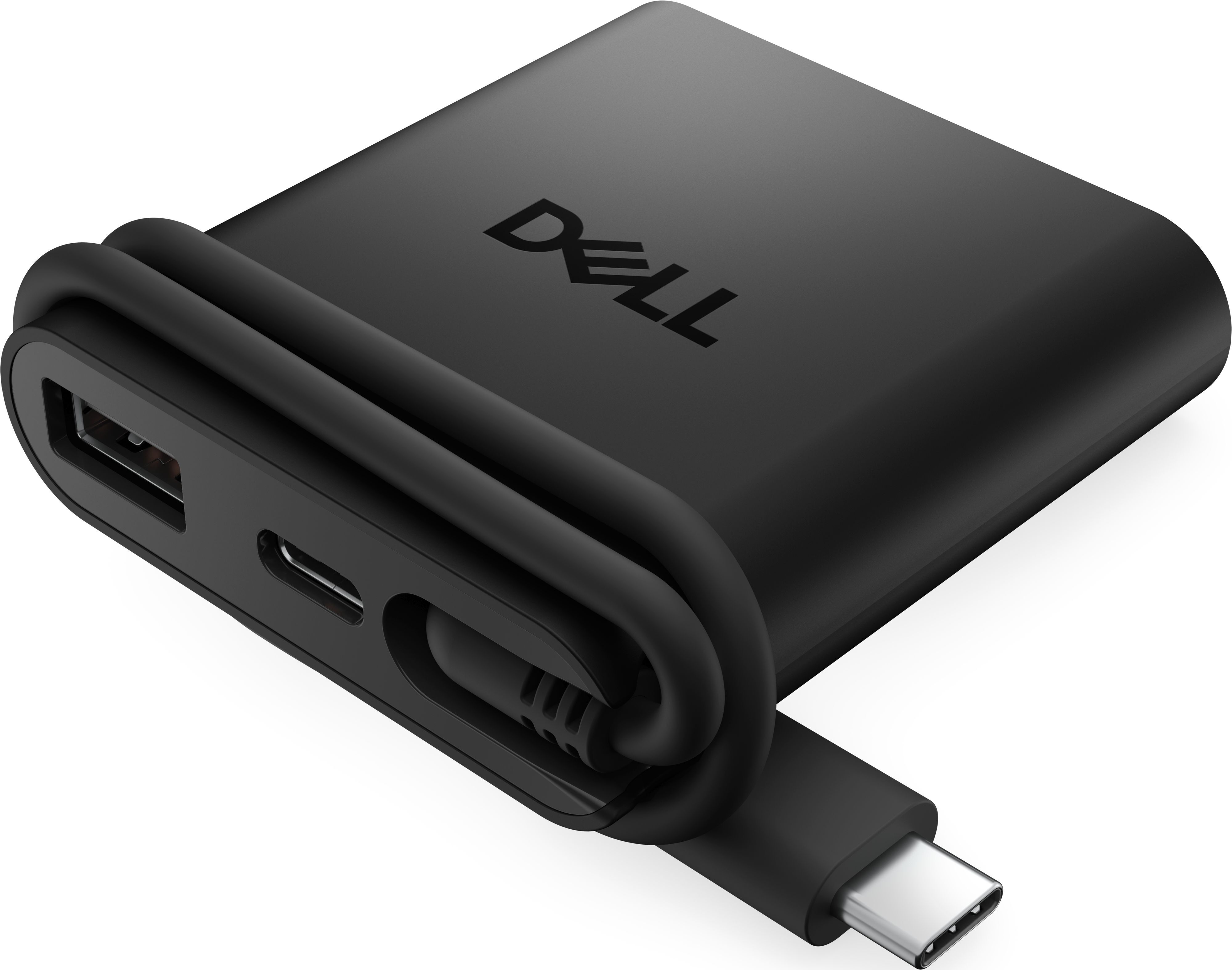 USB-хаб Dell Pro 4-in-1 USB-C Travel Hub-DA225 Black