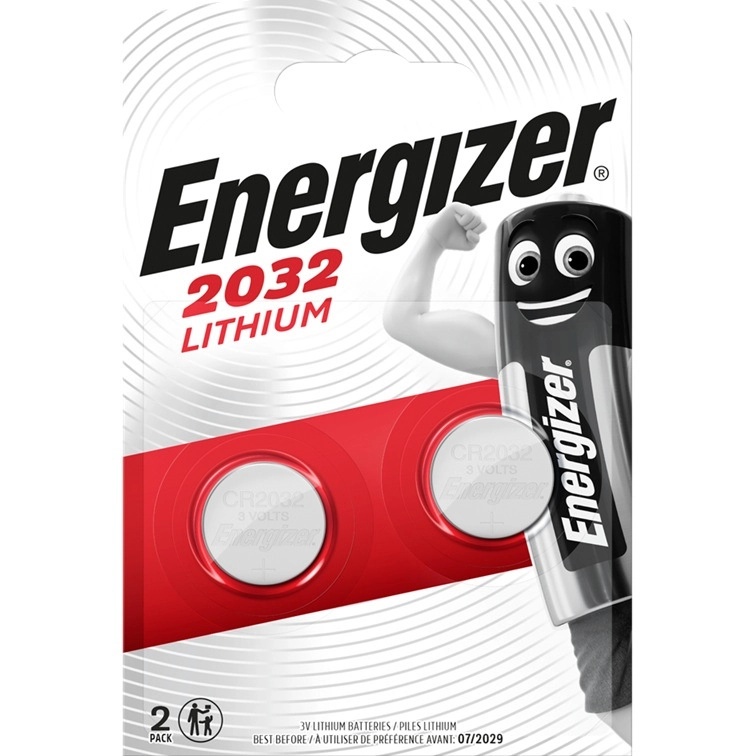 Батарейка Energizer Battery CR2032 LITHIUM 2 шт (ENEBCR2032B2)