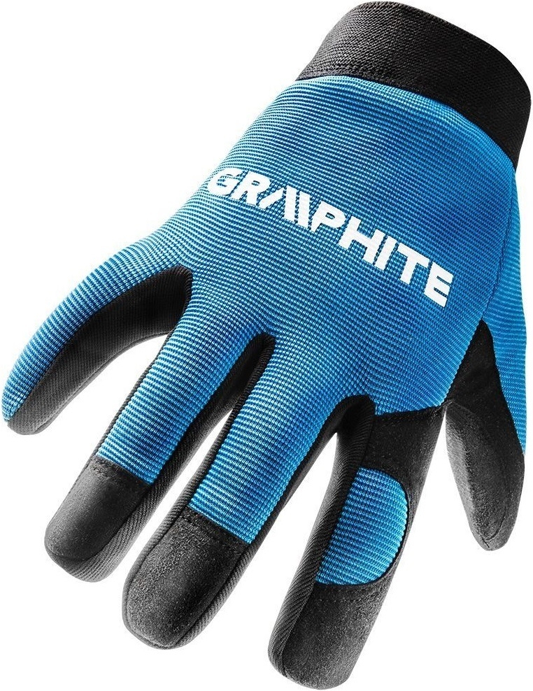 Рукавички робочі GRAPHITE 97G100 Black Blue р.10