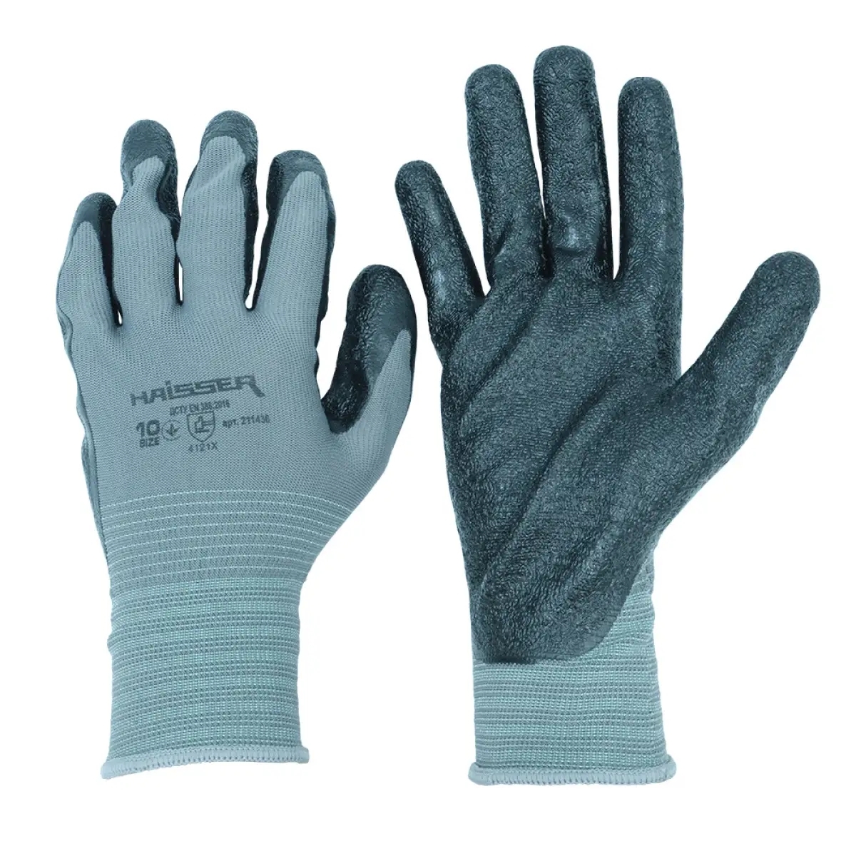 Рукавички робочі Haisser 211436 Gray Black