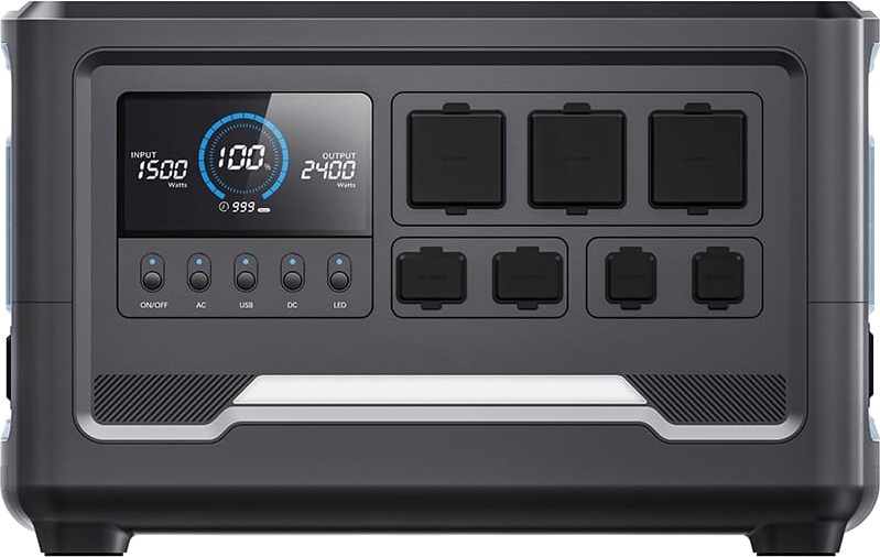 Зарядна станція PowerPlant G24 2048Wh 2400W Black