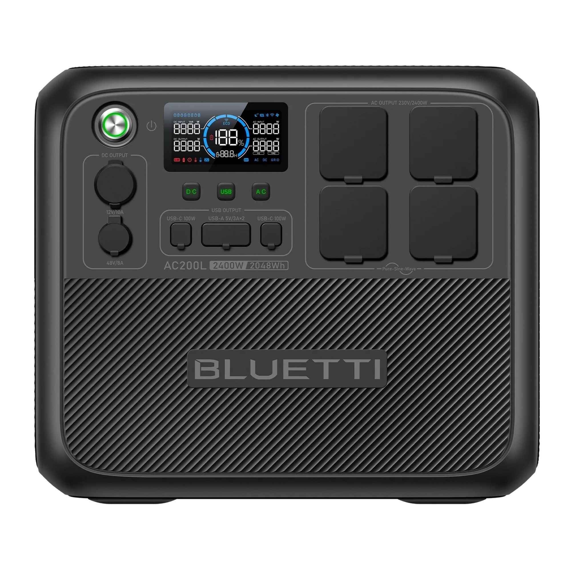 Зарядна станція BLUETTI AC200L 2400W 2048Wh Black
