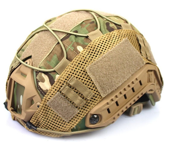 Чохол з липучками на шоломи типу Military FAST L/XL MultiCam без вух