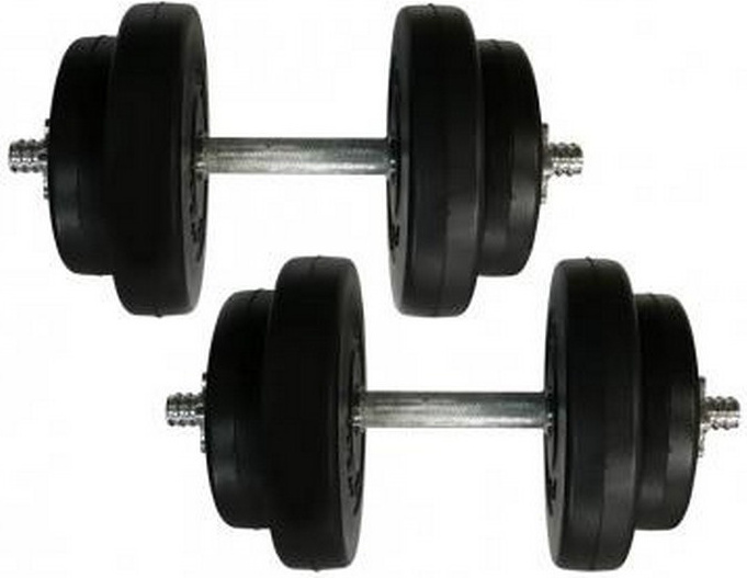 Гантель Newt Rock Pro-R 9 кг 2 шт. Black набірні (NE-PL-R-009-2)