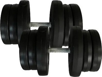 Гантель Newt Rock Pro-R 21.5 кг 2 шт. Black набірні (NE-PL-R-021-2)
