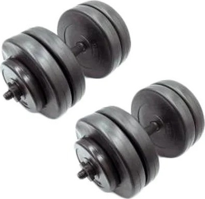 Гантель Newt Rock Pro 25.5 кг 2 шт. Black набірні (NE-PL-G-025-2)