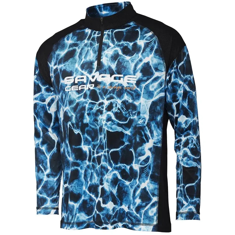 Реглан Savage Gear Marine UV Long Sleeve Tee S Sea Blue