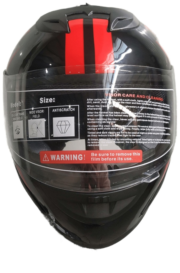 Мотошолом Forte BLD-626, розмір L Black Red Forte - купити в Україні