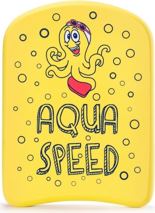Дошка для плавання Aqua Speed KIDDIE KICKBOARD Octopus 6897 31x23x2,4cм Yellow (186-octopus) Aqua Speed - купити в Україні