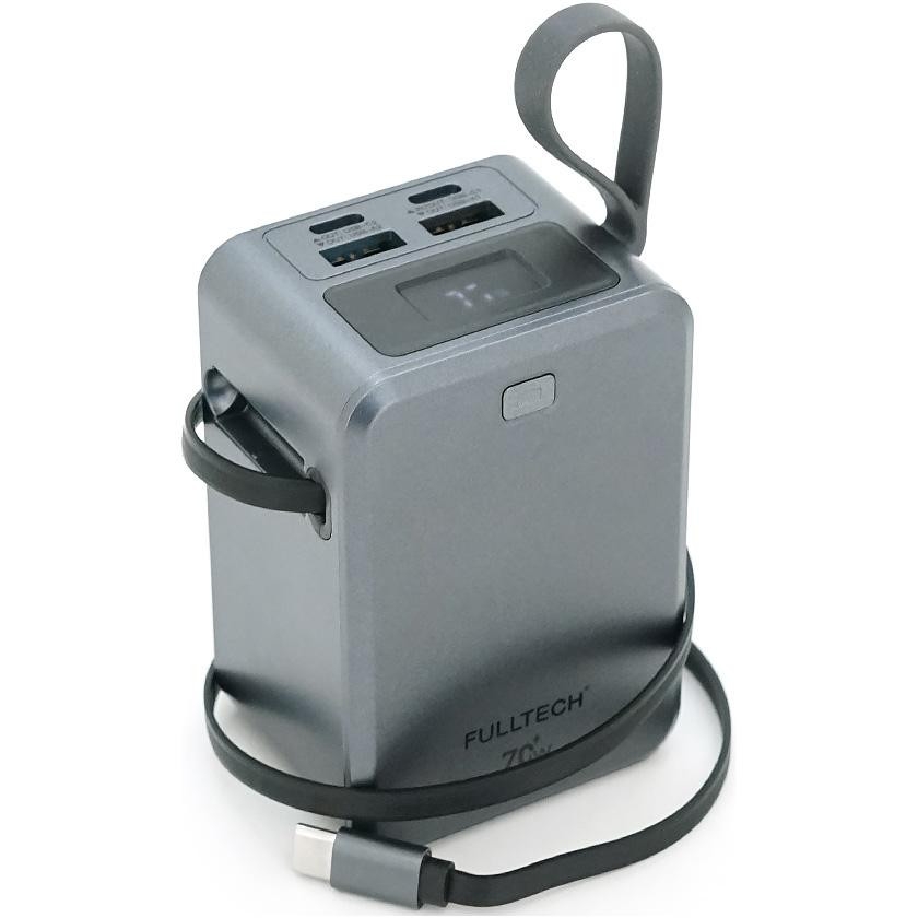 Зовнішній портативний акумулятор FULLTECH FP33 20000mAh Gray 70W