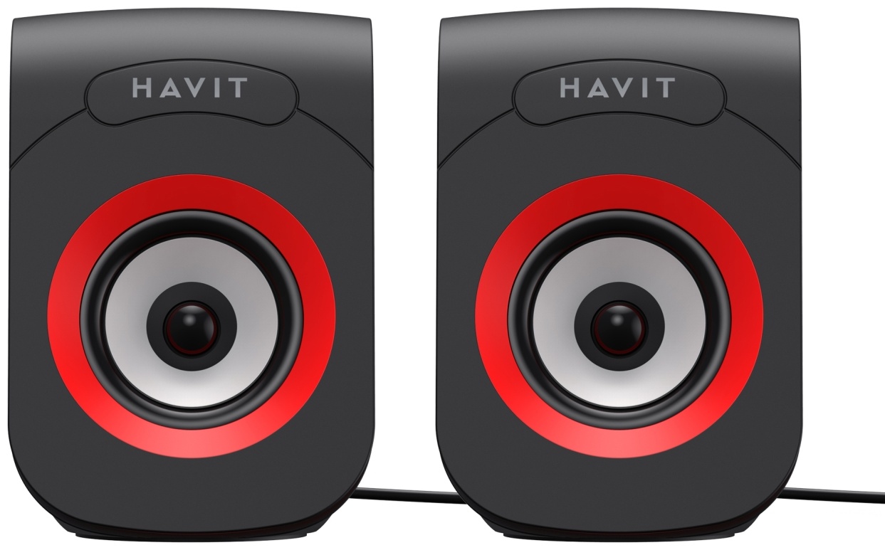 Акустична система Havit SK599 USB 6W Black Red