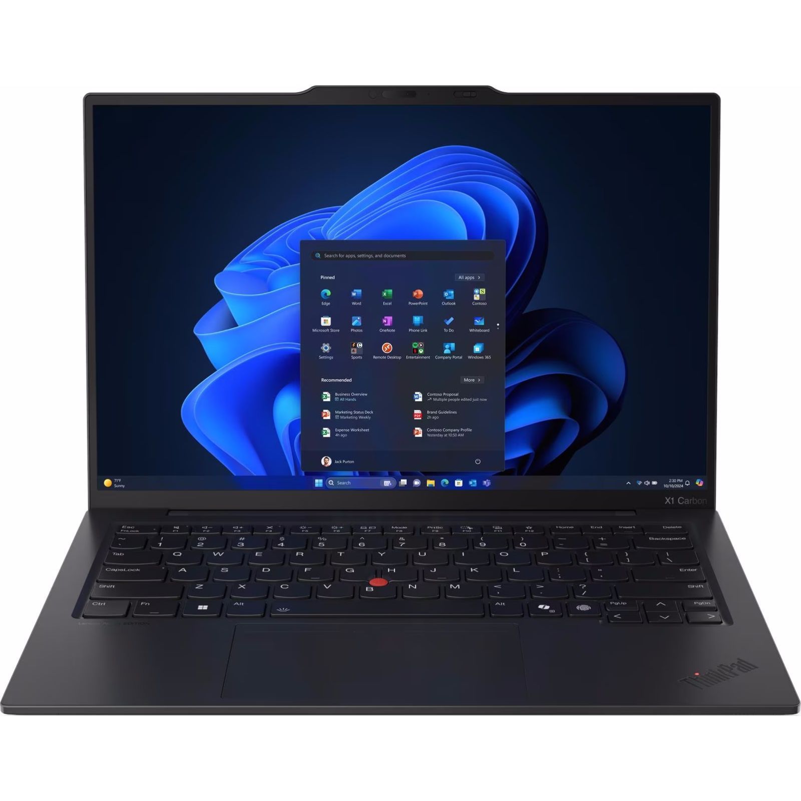 Ноутбук Lenovo ThinkPad X1 Carbon 13 AuraEdit (21NS004TRA) Black