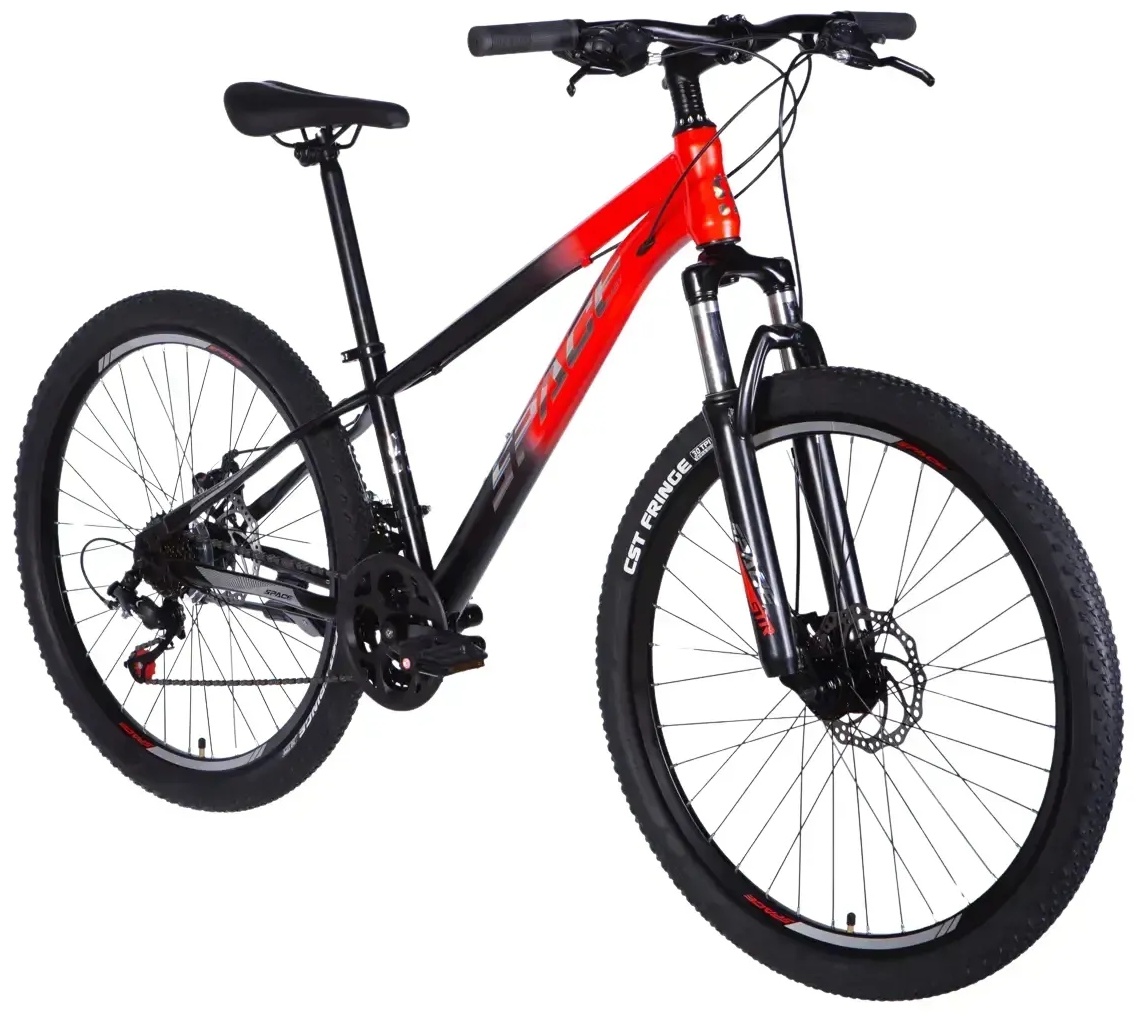 Велосипед SPACE ST 26 MARS DD FR рама-13 2026 Red Black (OPS-SP-26-075)