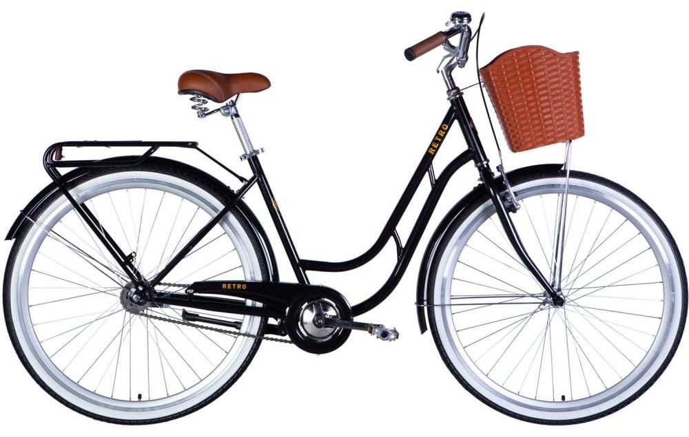 Велосипед Дорожник ST 28 RETRO Velosteel рама-19 2026 Black (OPS-D-28-549)