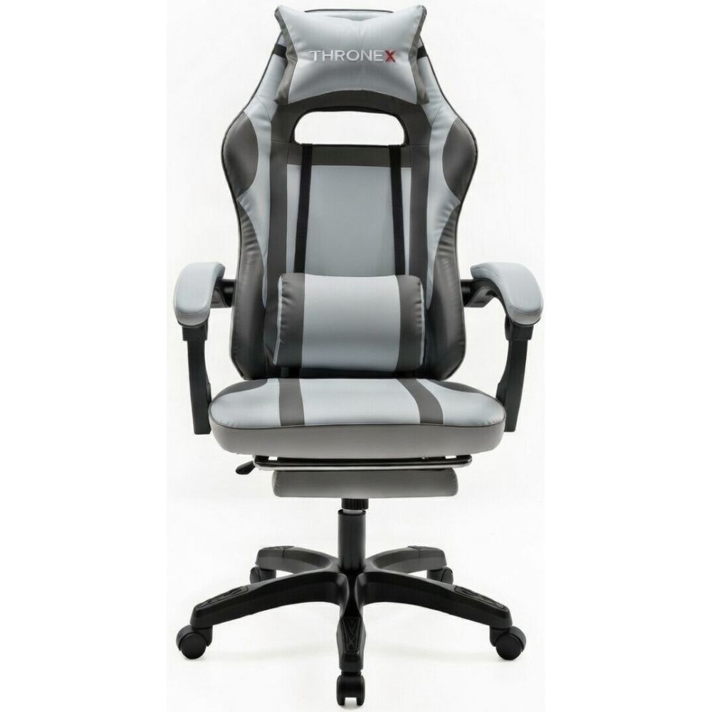 Ігрове крісло ThroneX PVC 003 Light Gray